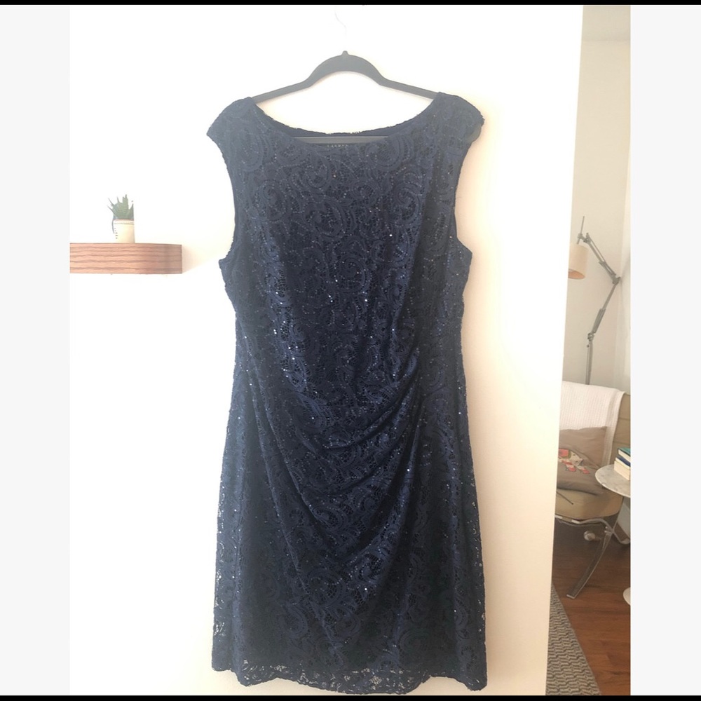 Navy Blue Cocktail Dress